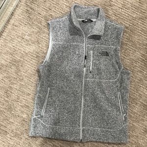 Grey North Face Vest